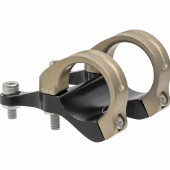 Attacco manubrio Renthal Integra 35 RISE 10mm - Nero oro