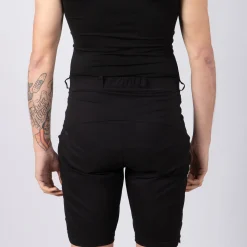 Baggy Jëuf Pro Gravel con fondello - Nero