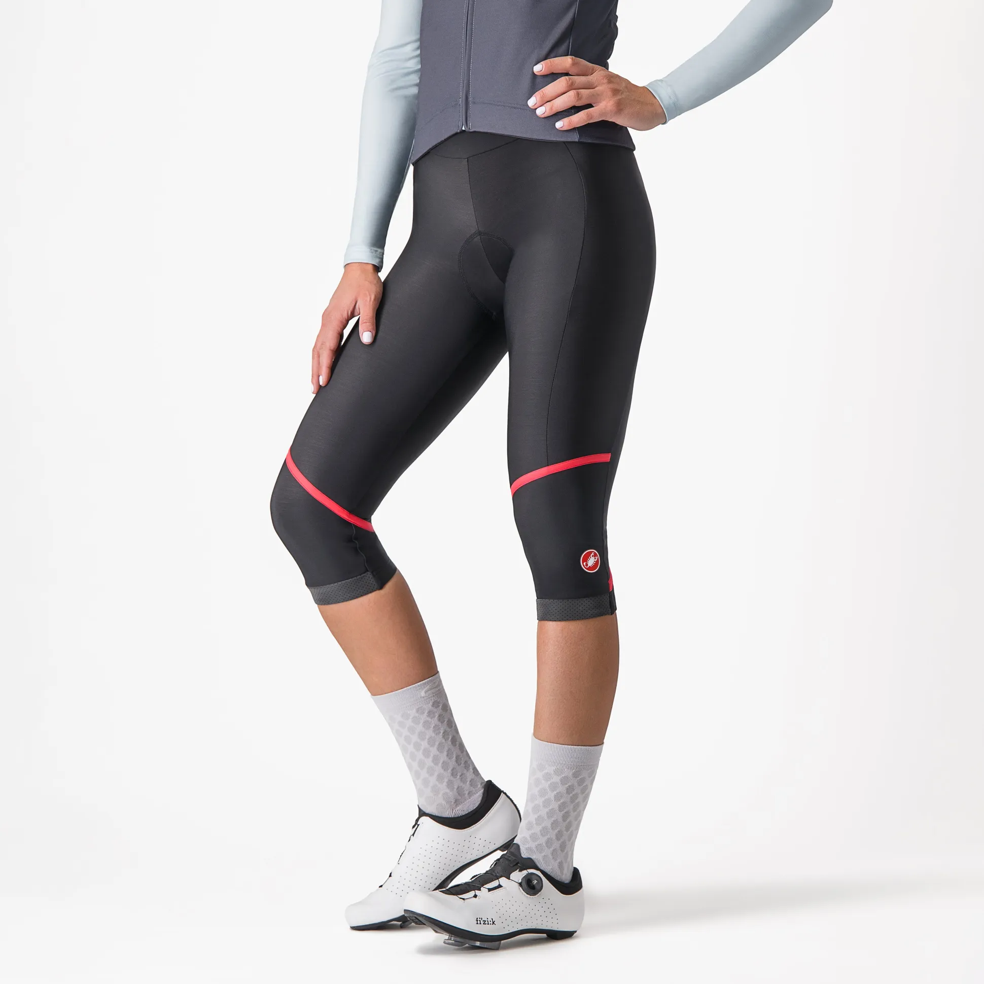 Bermuda donna Castelli Velocissima DT - Rosa scuro