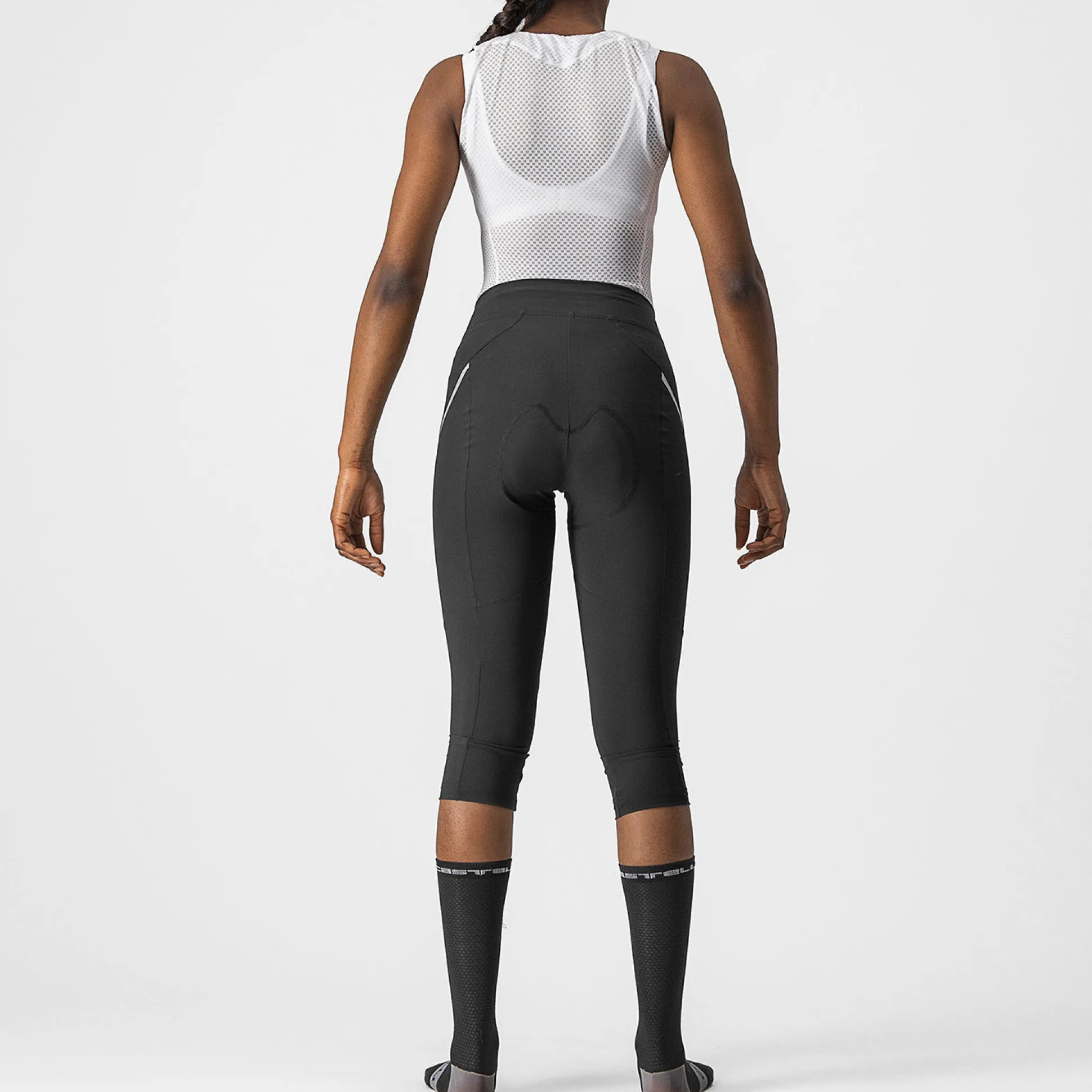 Bermuda donna Castelli Velocissima 3 - Nero grigio