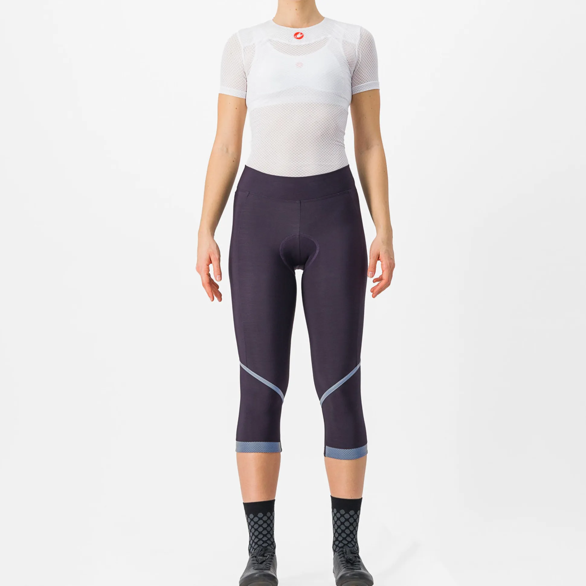 Bermuda donna Castelli Velocissima DT - Viola