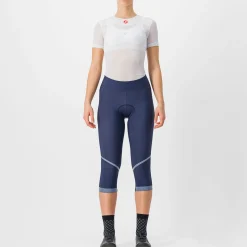 Bermuda senza bretelle donna Castelli Velocissima DT - Blu scuro