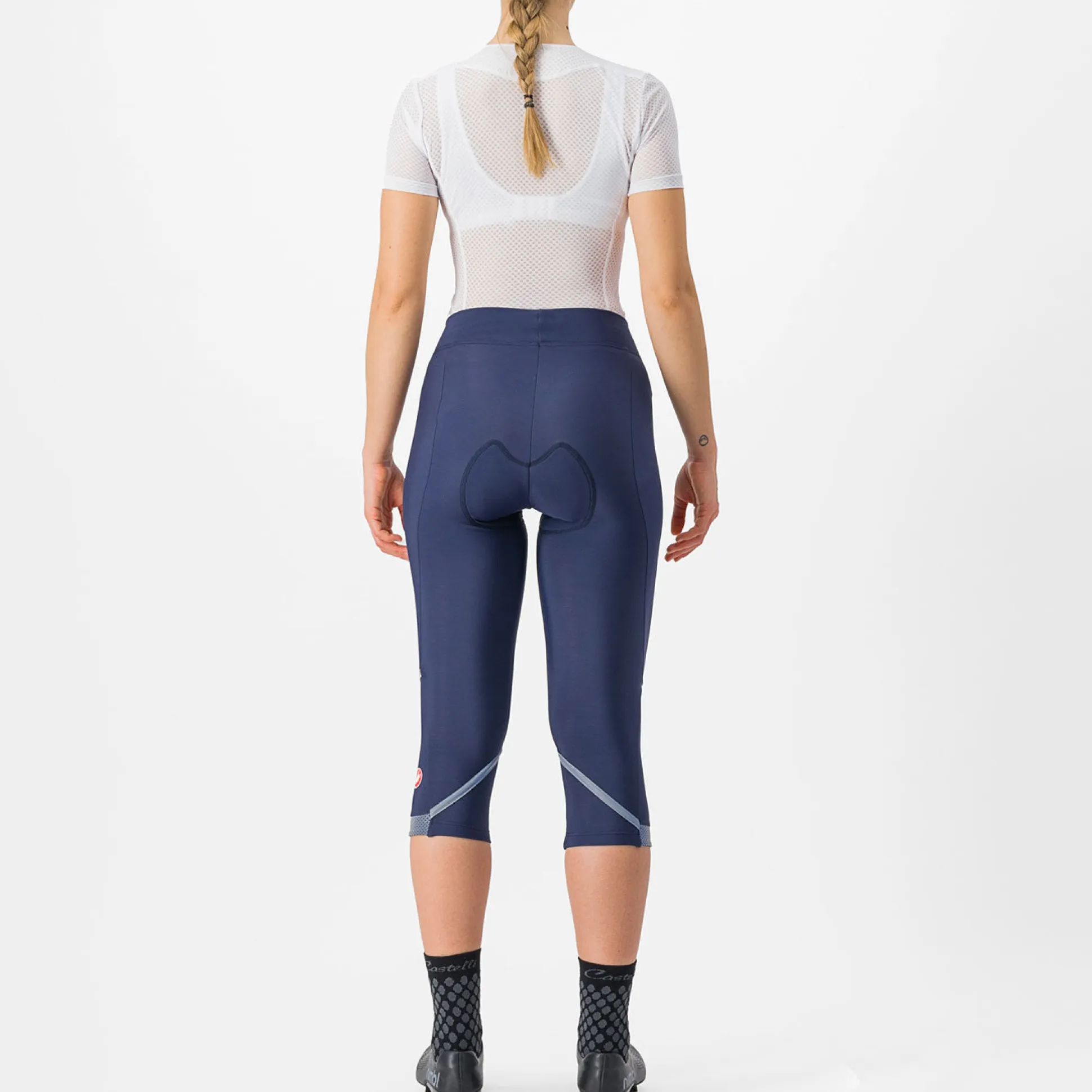 Bermuda senza bretelle donna Castelli Velocissima DT - Blu scuro