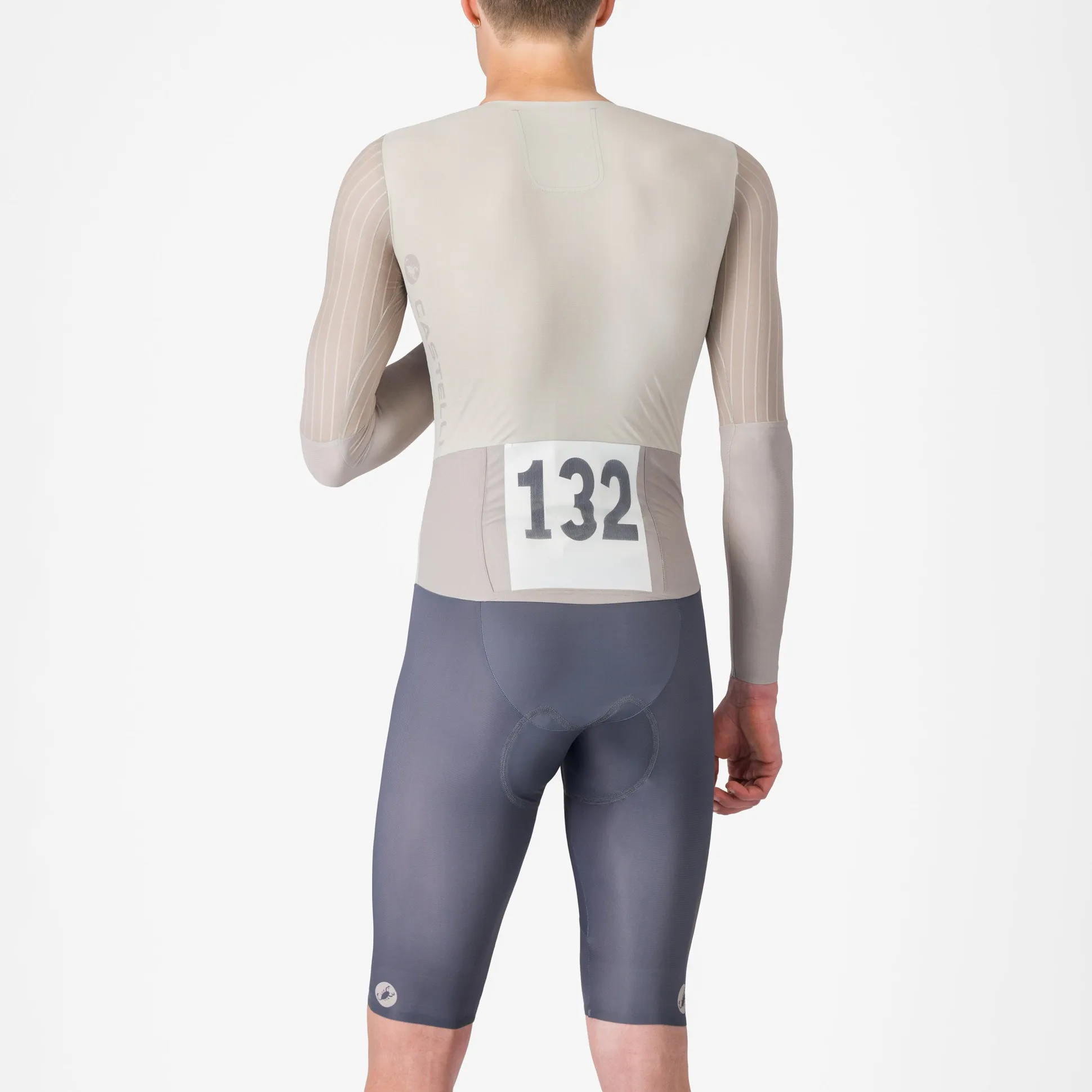 Body Castelli Body Paint 5 TT Speedsuit - Grigio chiaro