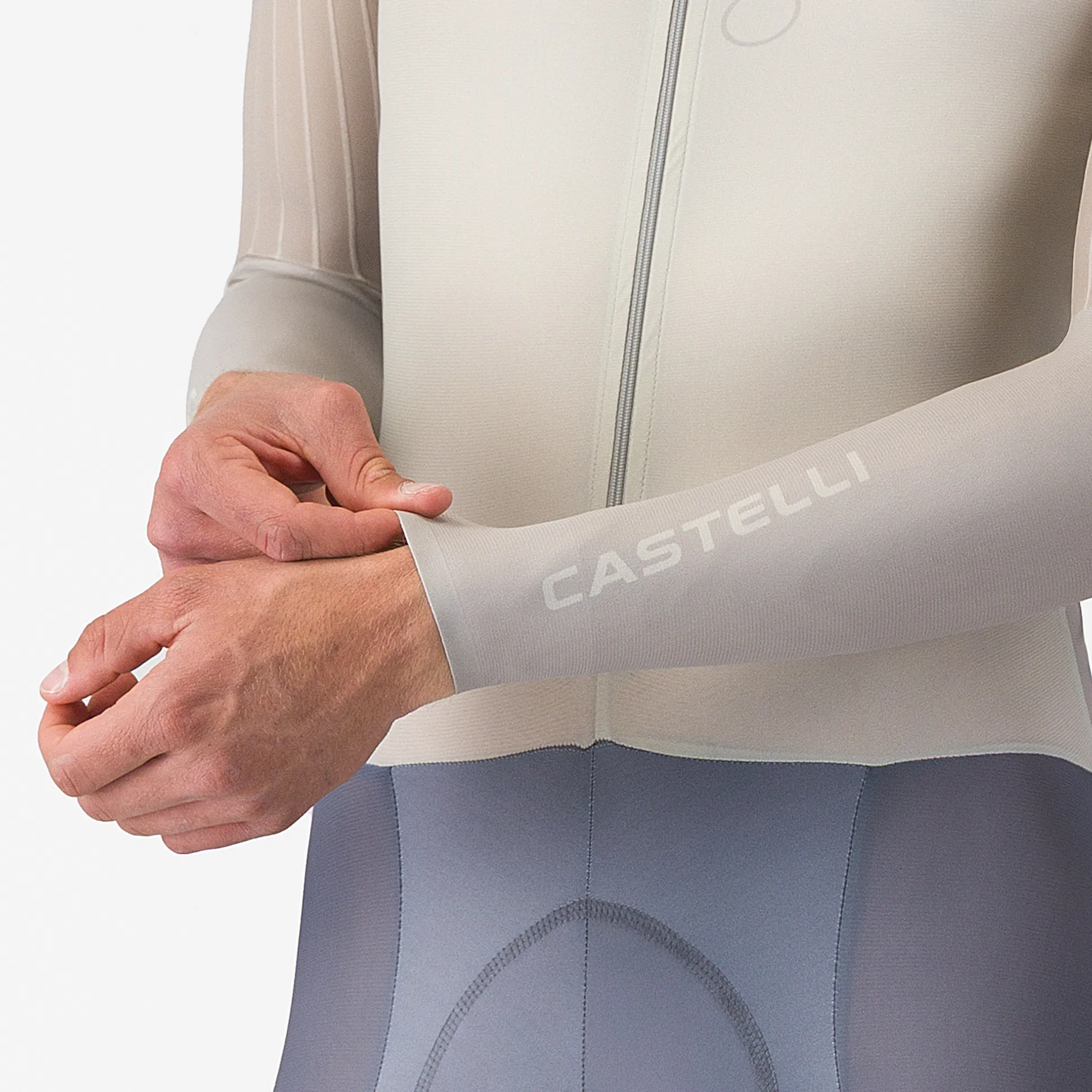 Body Castelli Body Paint 5 TT Speedsuit - Grigio chiaro
