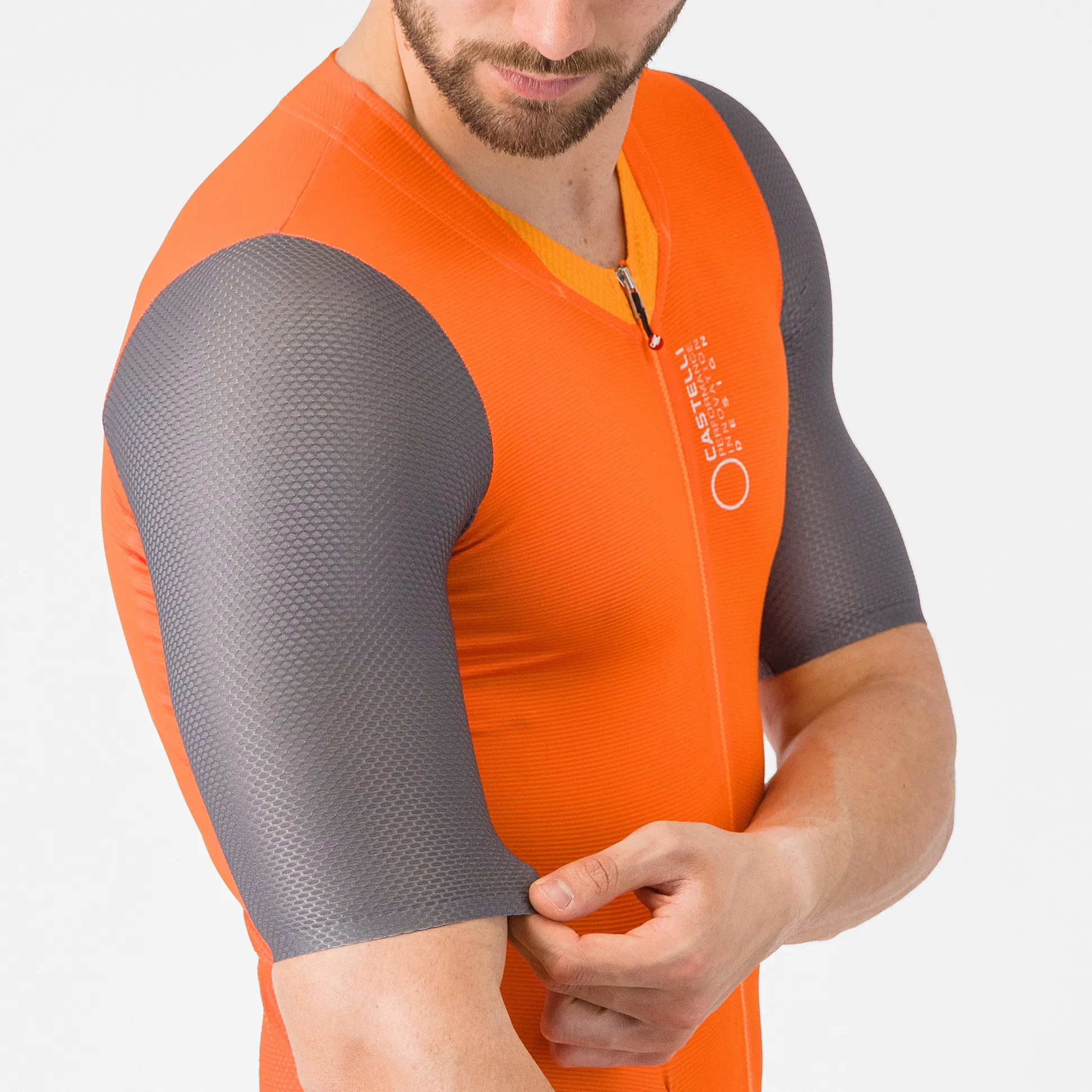 Body Castelli Saturday Morning Skinsuit - Arancio