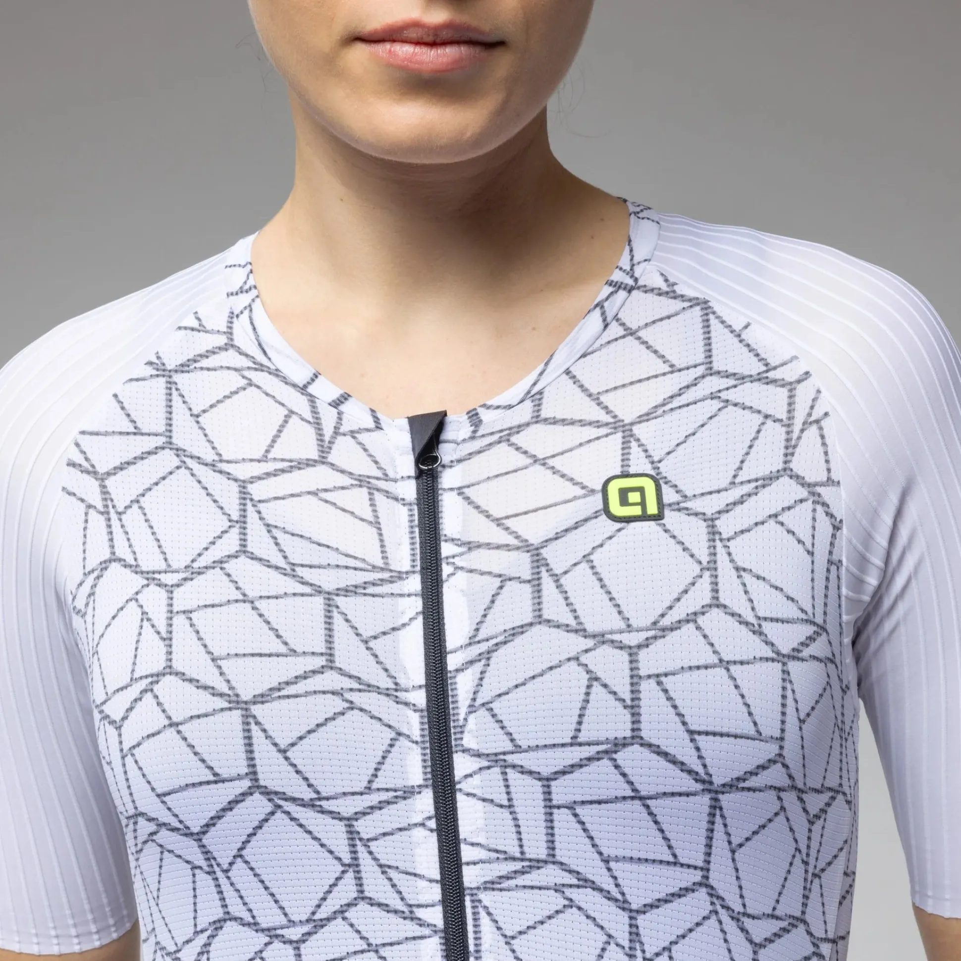Body donna Ale Tri Focus - Bianco