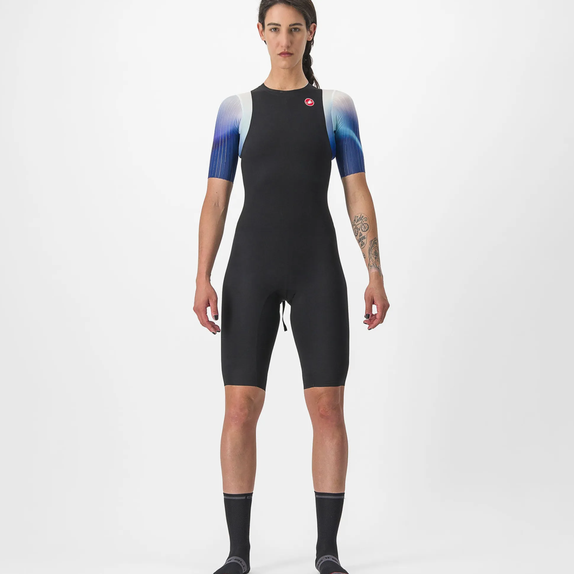 Body donna Castelli Elite Swim Skin - Nero