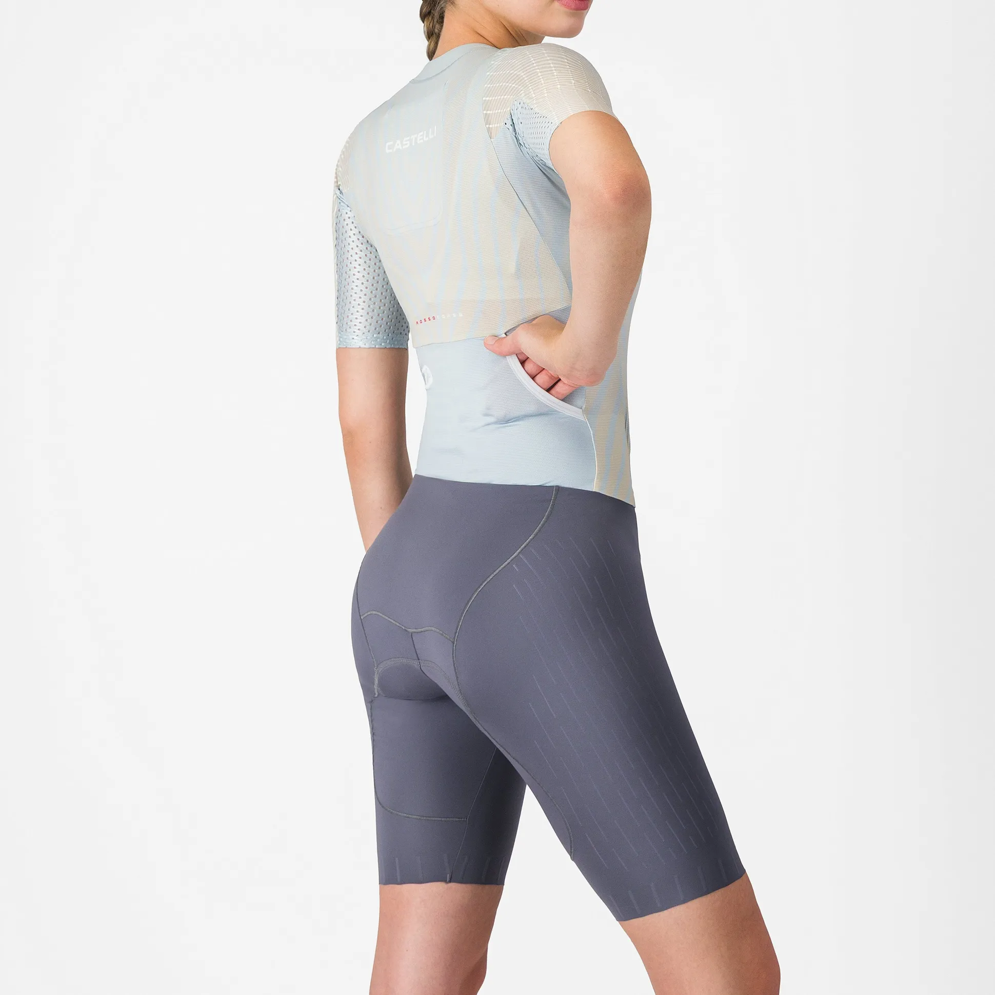 Body donna Castelli Free Sanremo 3 Suit - Azzurro