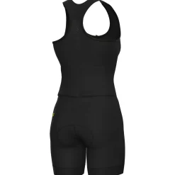 Body donna senza maniche Ale Pragma Color Block - Nero