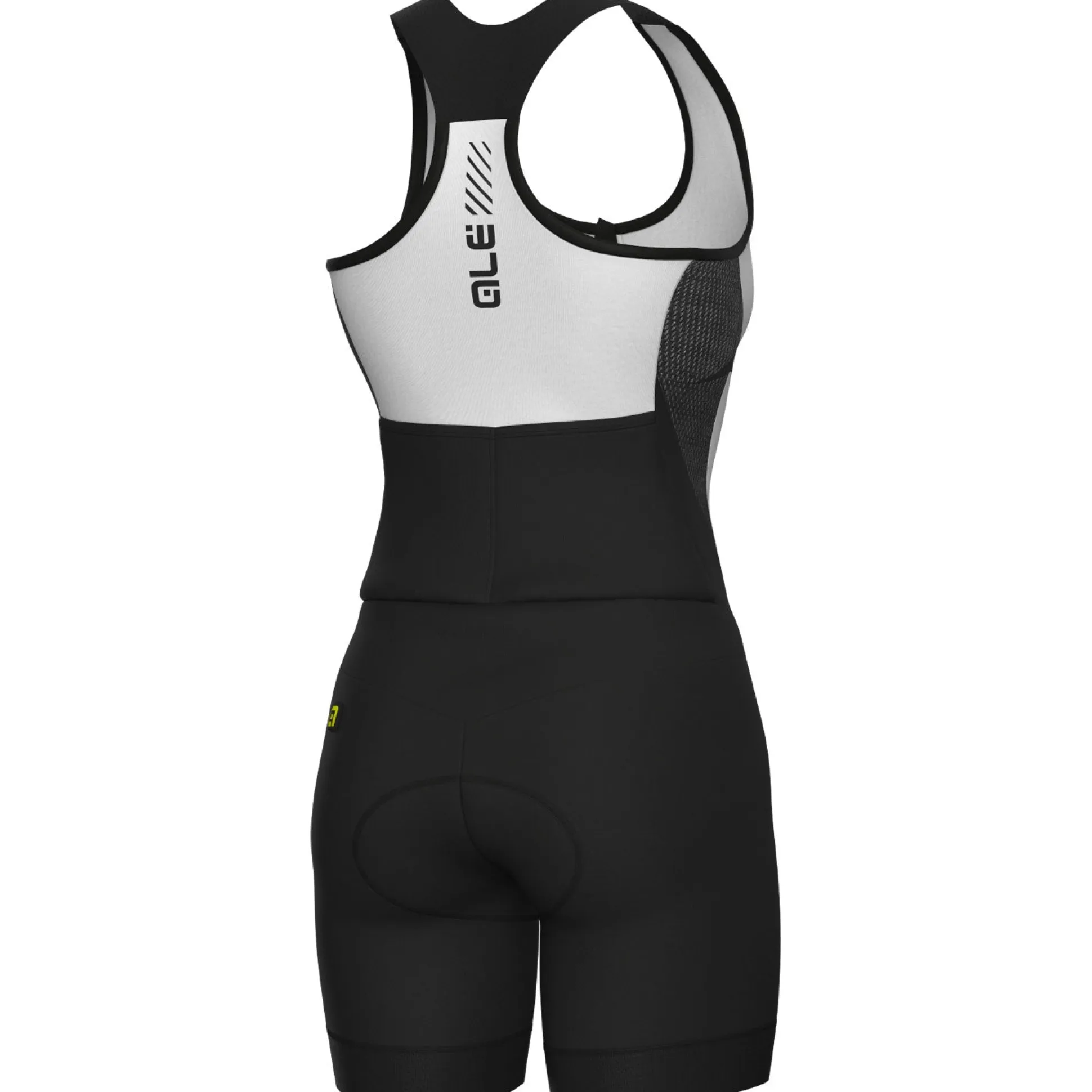 Body donna senza maniche Ale Pragma Color Block - Bianco