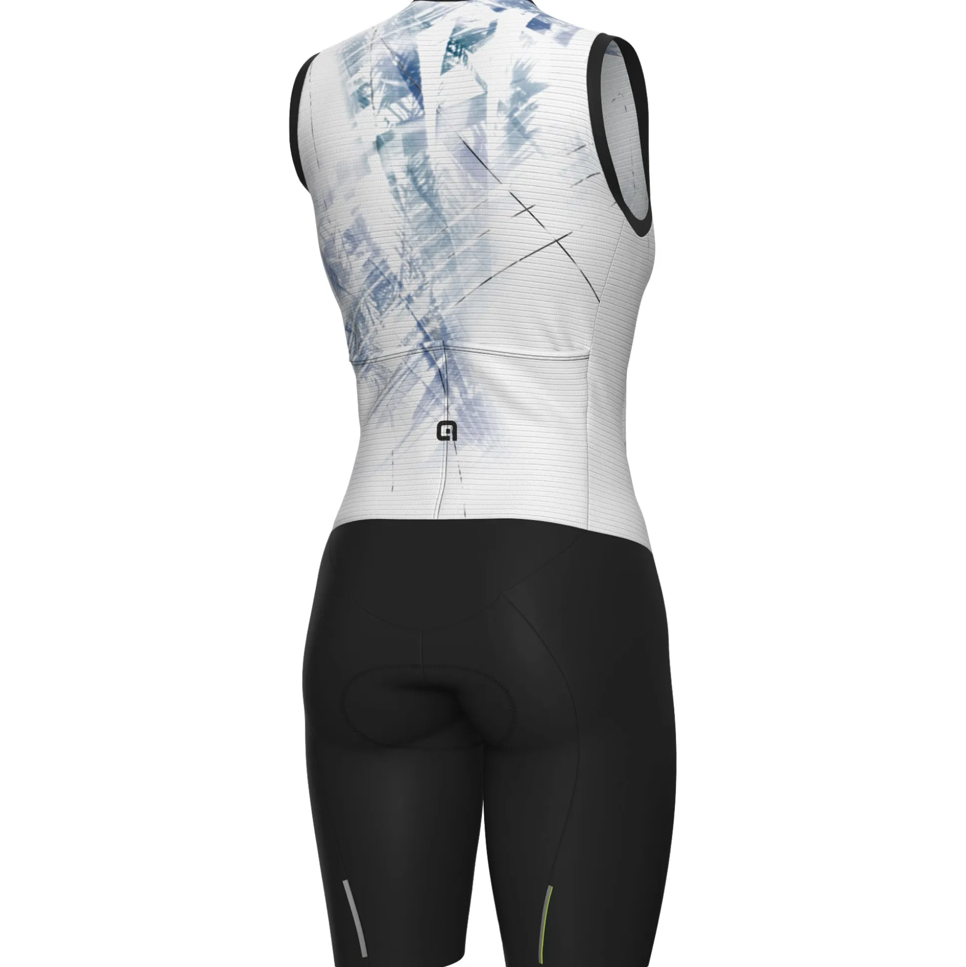 Body donna senza maniche Ale Pragma Mirror - Bianco