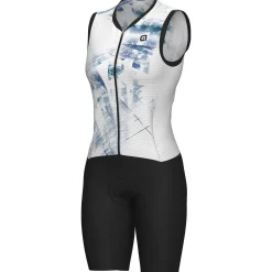 Body donna senza maniche Ale Pragma Mirror - Bianco