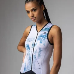 Body donna senza maniche Ale Pragma Mirror - Bianco