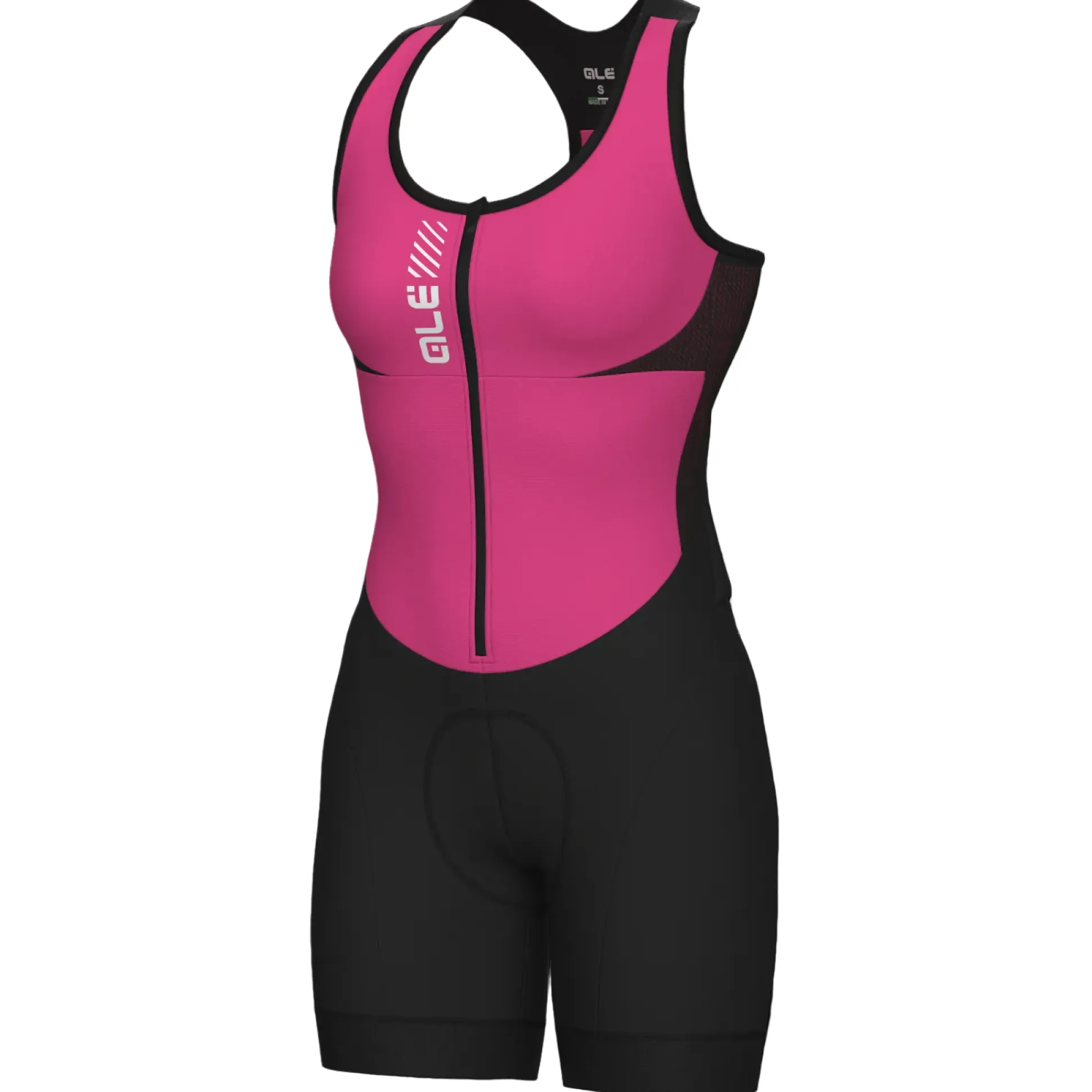 Body donna senza maniche Ale Pragma Color Block - Rosa scuro