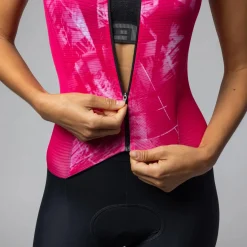 Body donna senza maniche Ale Pragma Mirror - Rosa