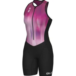 Body donna senza maniche Ale Tri Crazy - Rosa