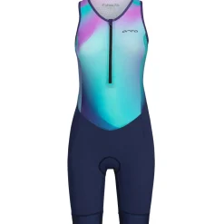 Body donna senza maniche Orca Athlex Race Suit V2 - Blu