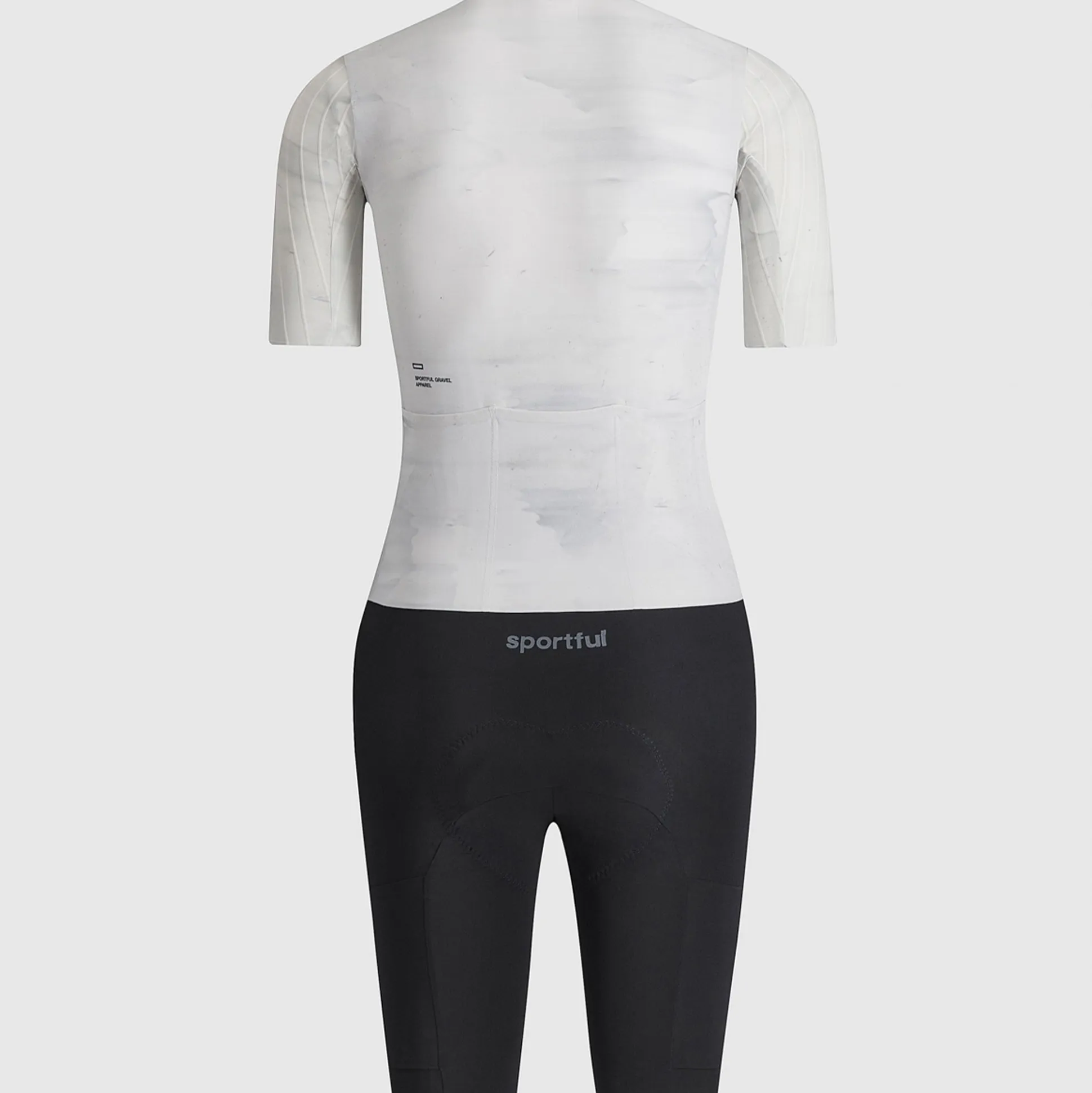 Body donna Sportful Fast Not Fun - Bianco