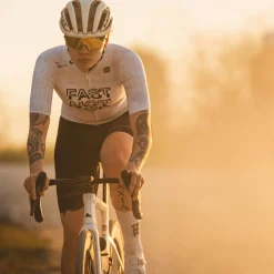 Body donna Sportful Fast Not Fun - Bianco