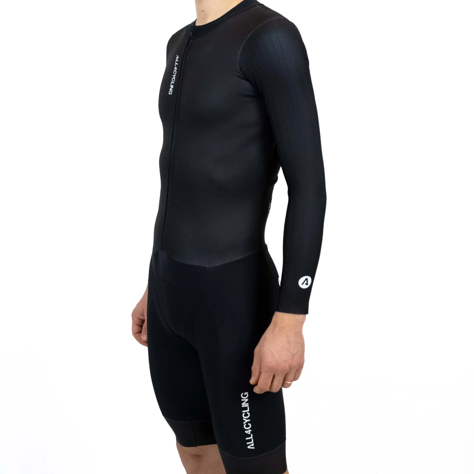 Body maniche lunghe All4cycling Team - Nero