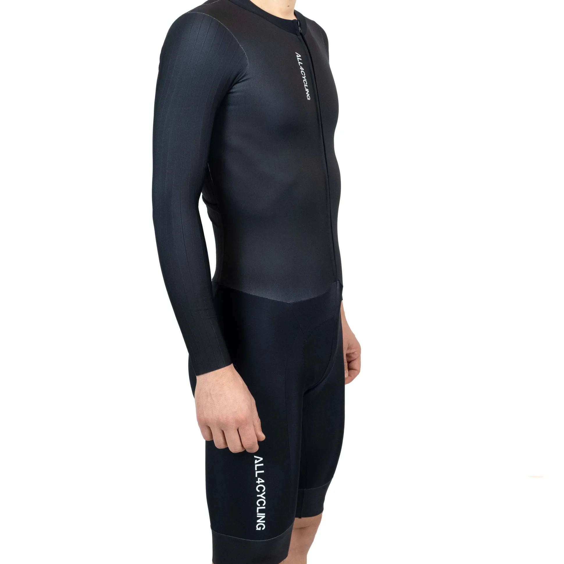 Body maniche lunghe All4cycling Team - Nero