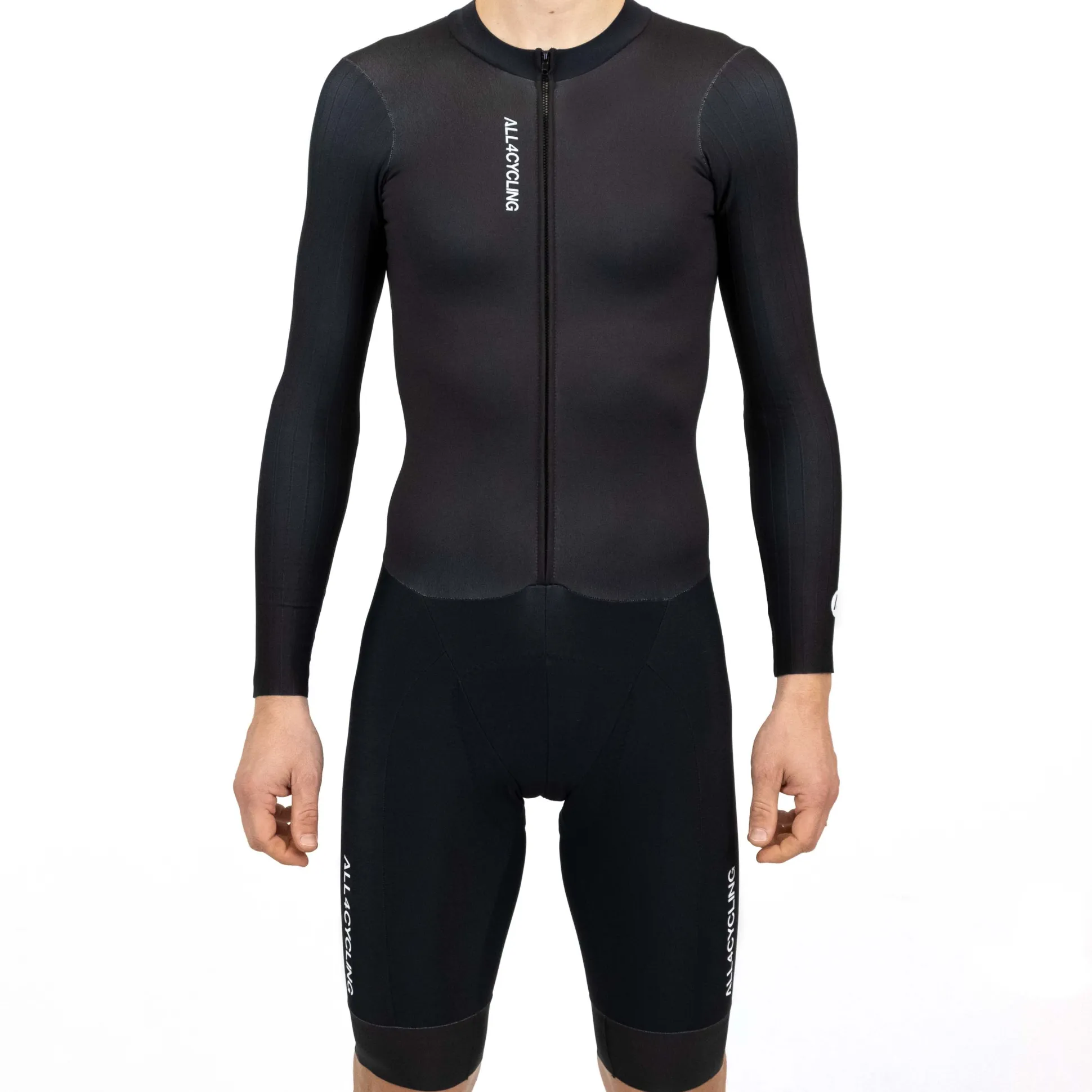 Body maniche lunghe All4cycling Team - Nero