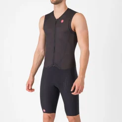 Body senza maniche Castelli Free Sanremo 3 Suit - Nero