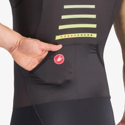 Body senza maniche Castelli Free Sanremo 3 Suit - Nero