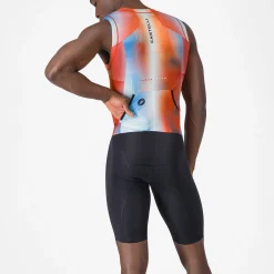 Body senza maniche Castelli Free Sanremo 3 Suit - Arancio