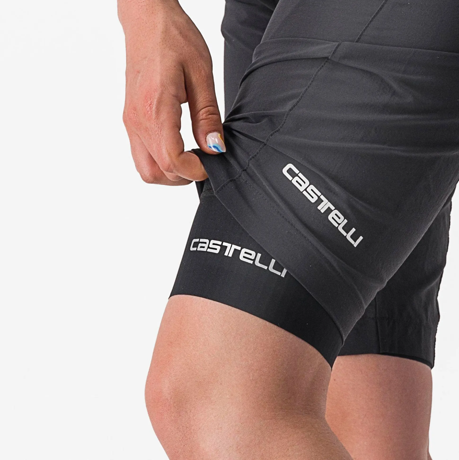 Boxer donna Castelli Trail Liner - Nero