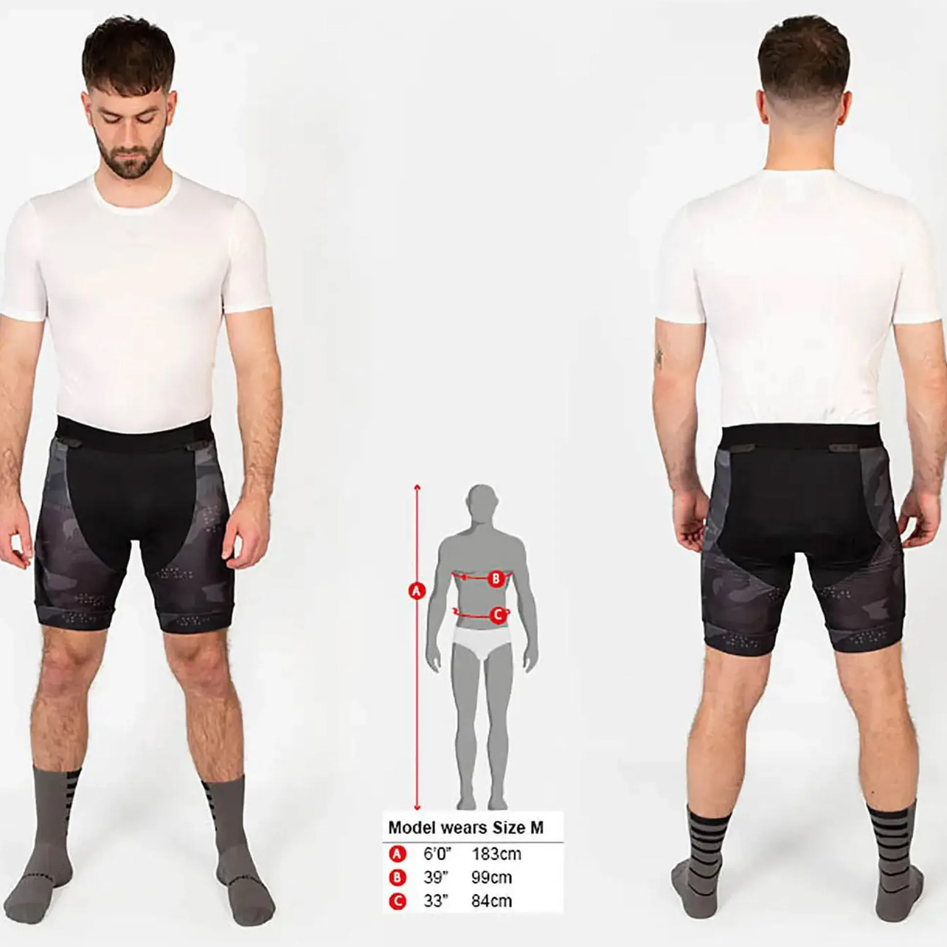 Boxer Endura Single Track Liner Camo - Nero