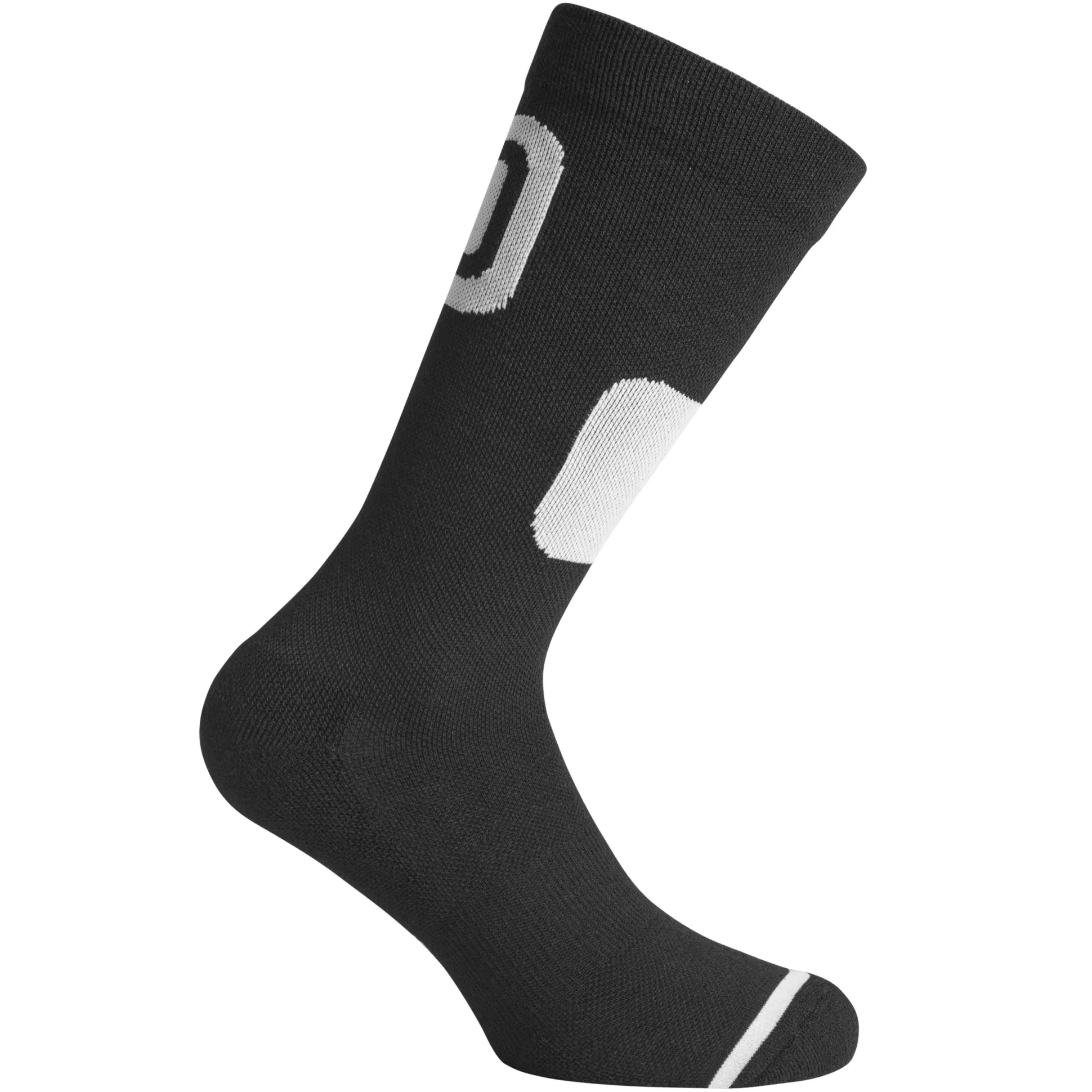 Calza Dotout Wing - Nero-Bianco