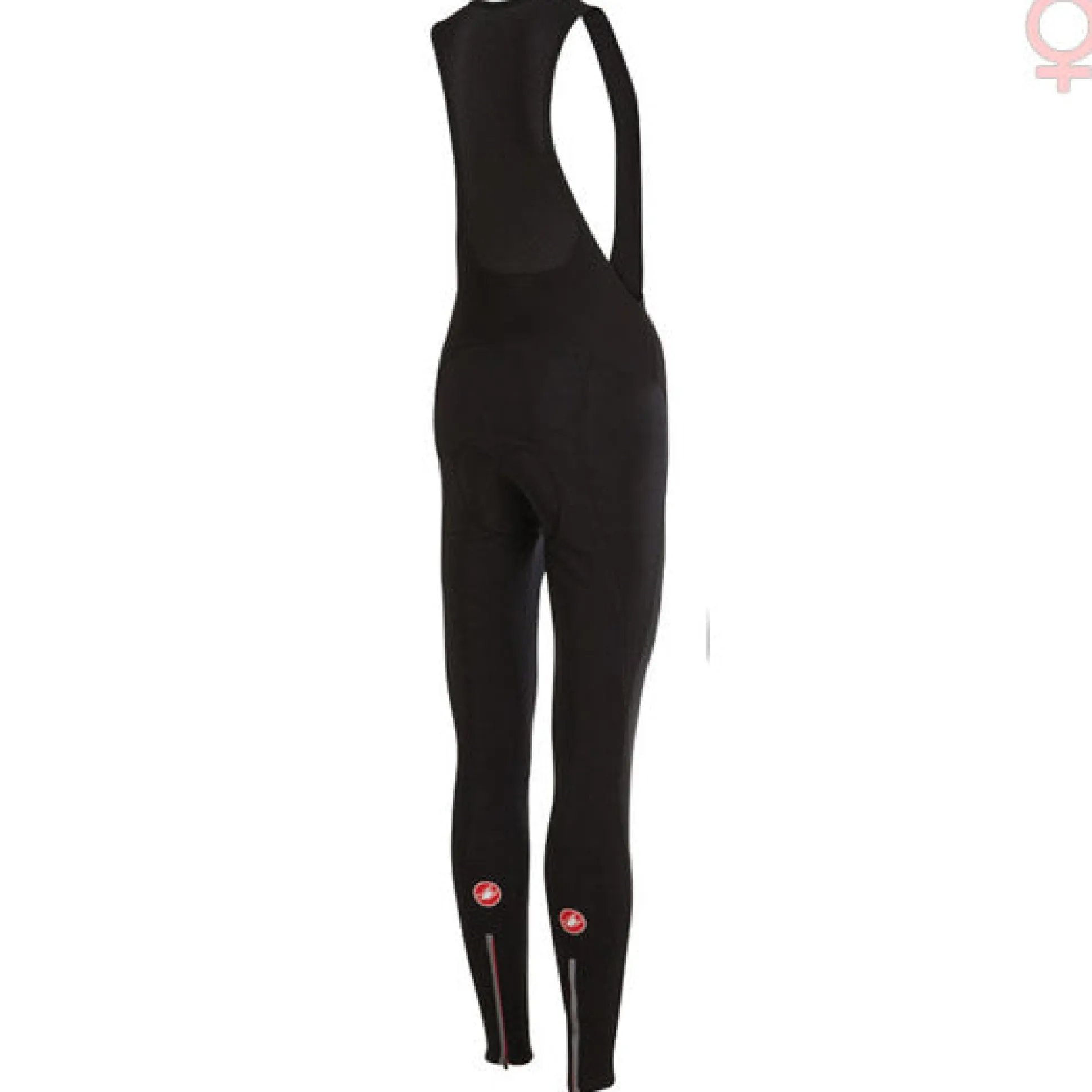 Calzamaglia con bretelle Donna Castelli Meno Wind - Nero