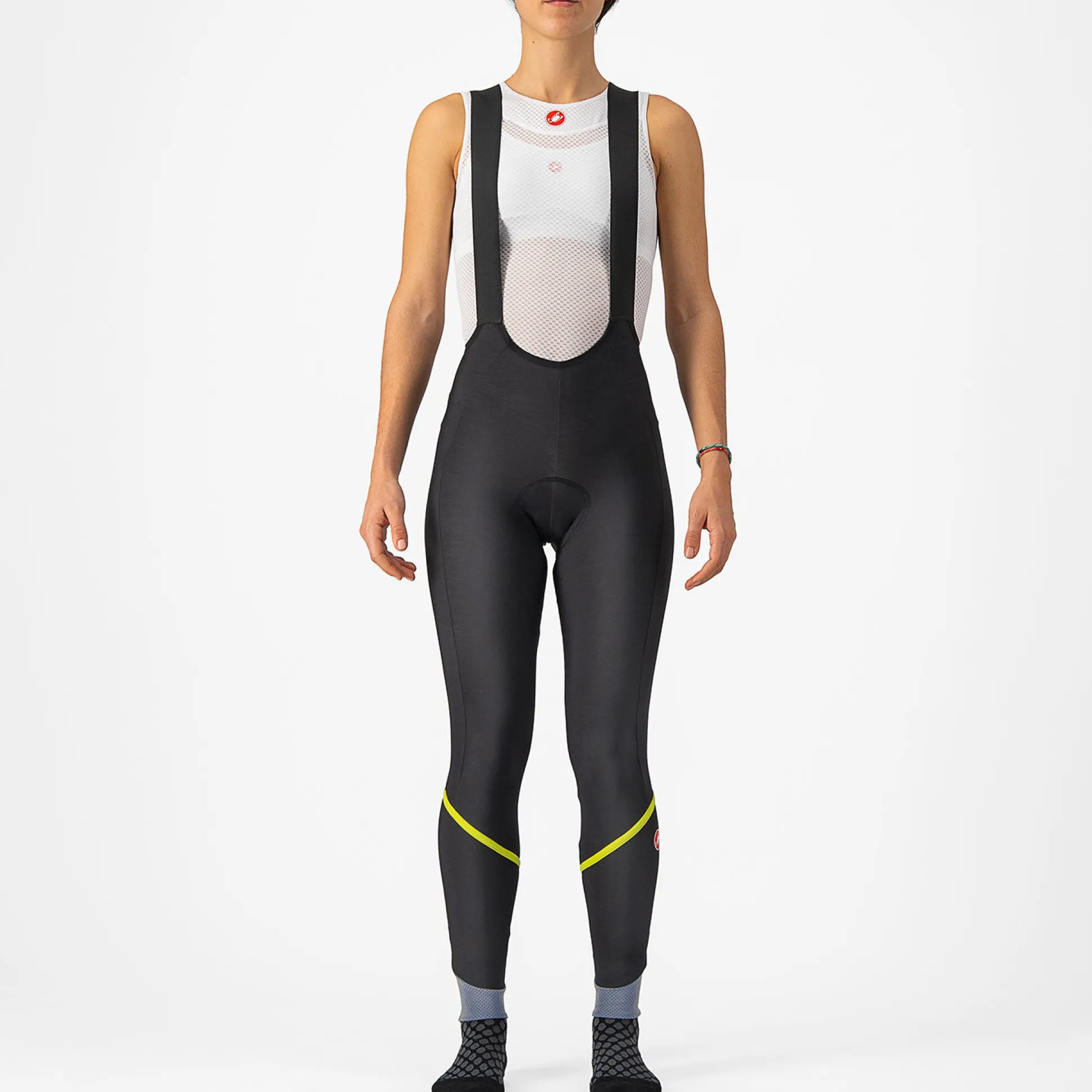 Calzamaglia donna Castelli Velocissima DT - Nero verde