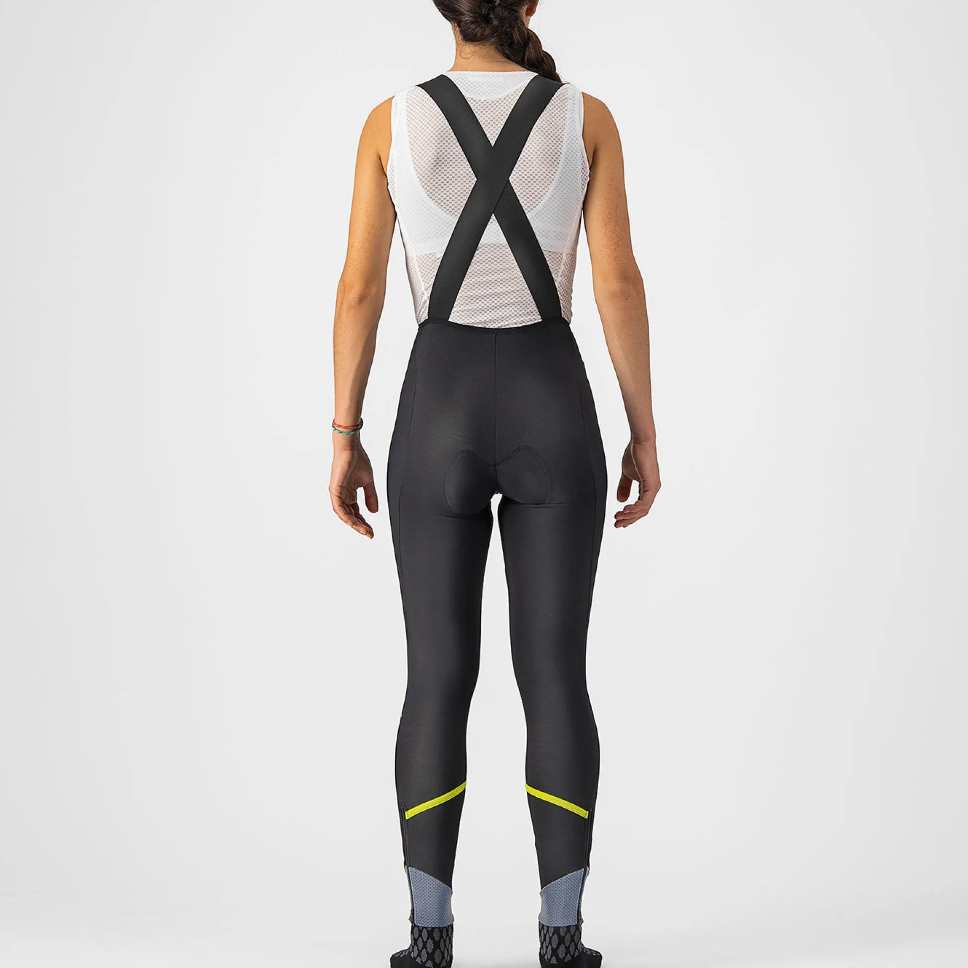 Calzamaglia donna Castelli Velocissima DT - Nero verde