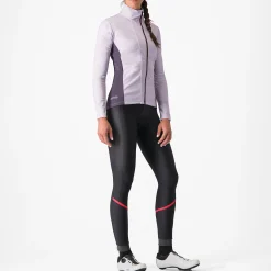 Calzamaglia senza bretelle donna Castelli Velocissima DT - Rosa scuro
