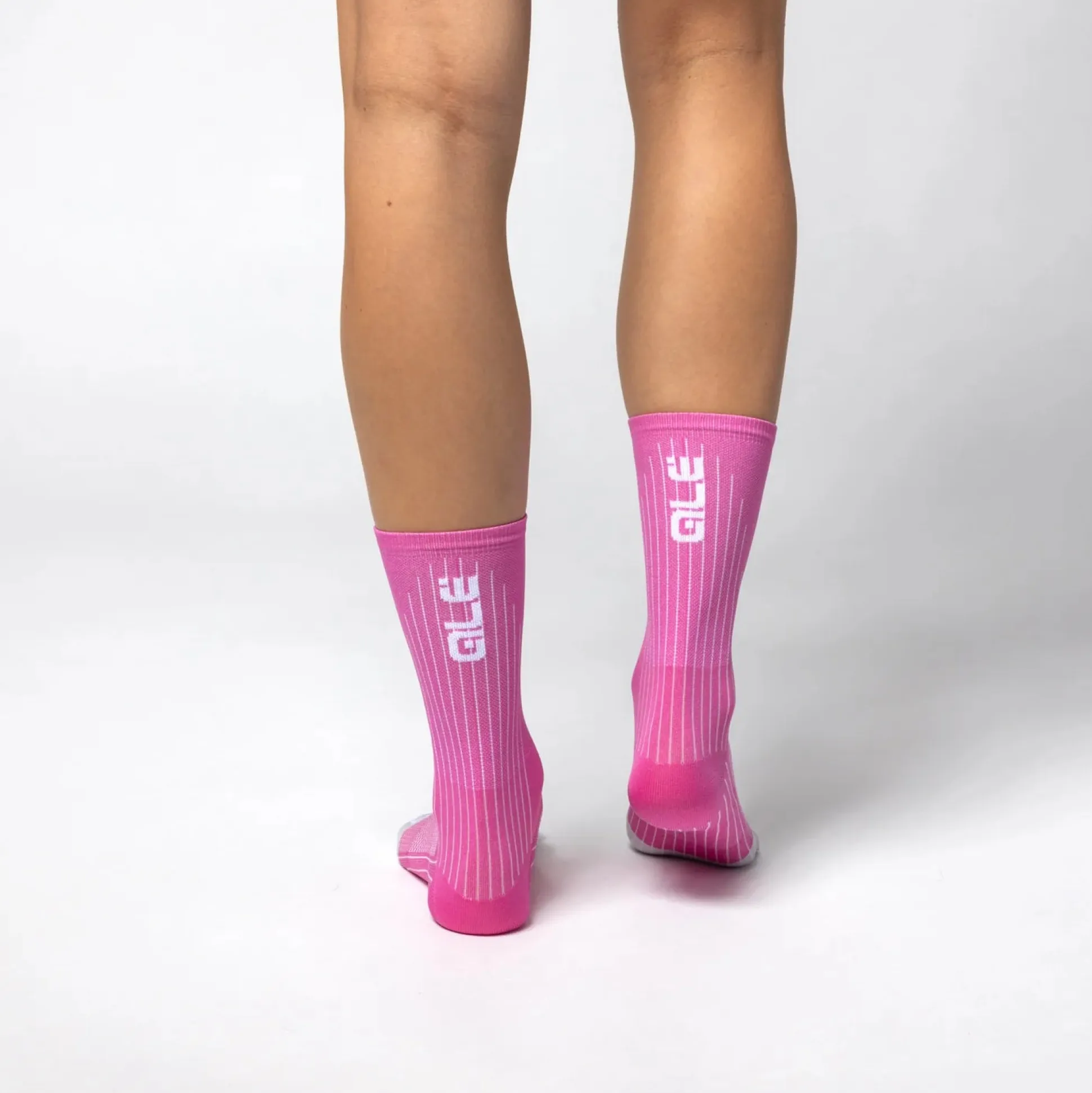 Calze Ale Color Block - Fucsia