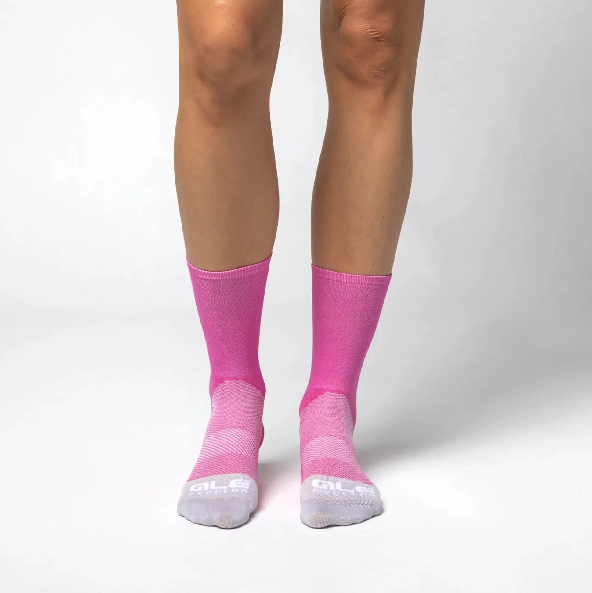 Calze Ale Color Block - Fucsia