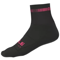 Calze Ale Logo Q-skin - Nero rosa