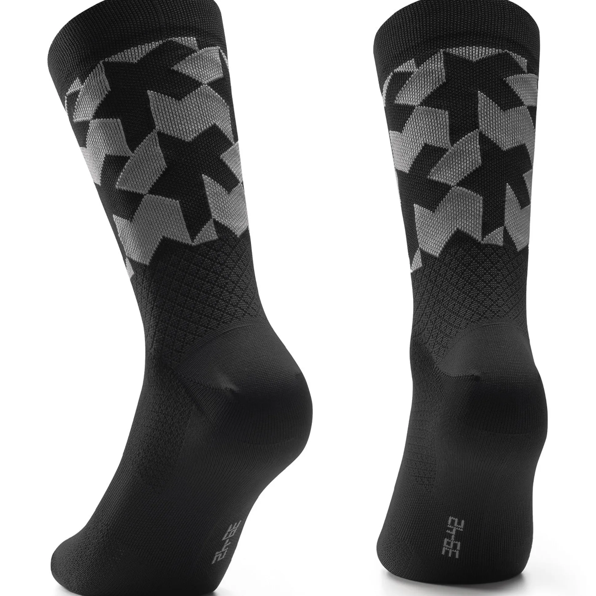 Calze Assos Monogram Evo - Nero grigio