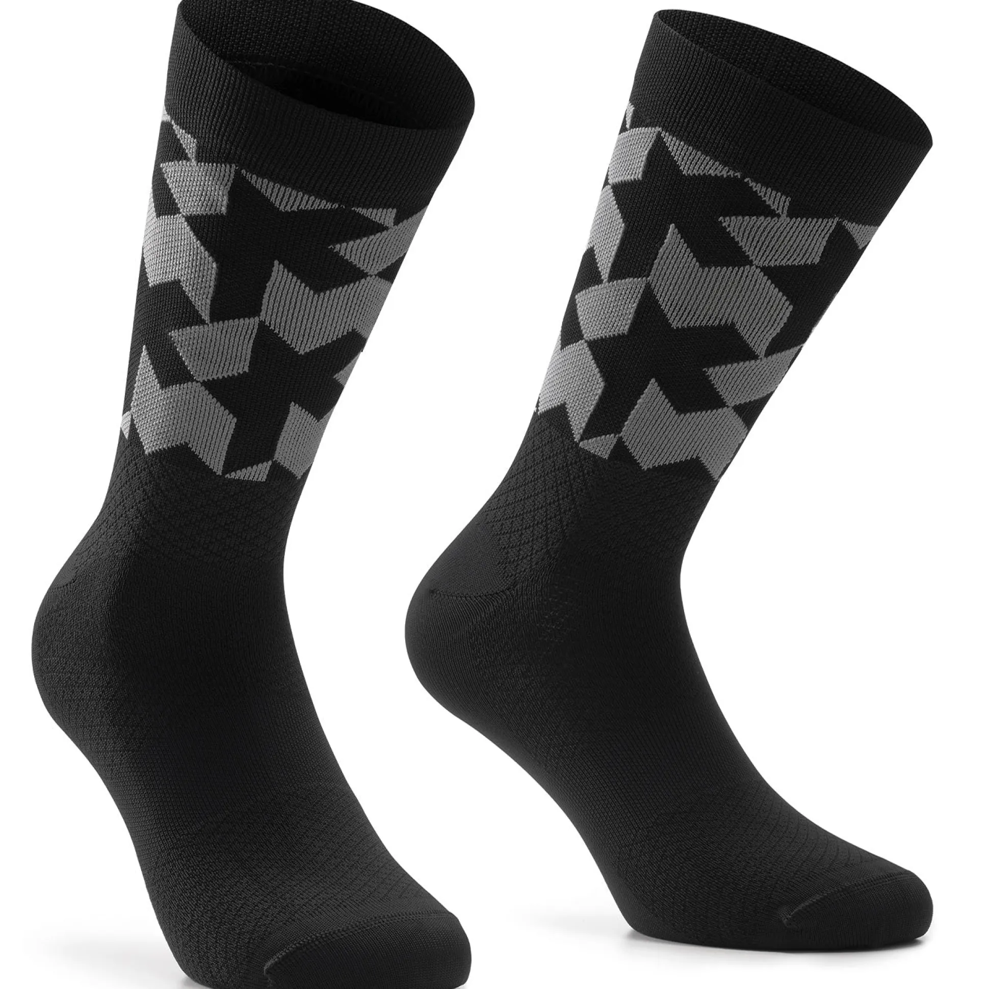 Calze Assos Monogram Evo - Nero grigio