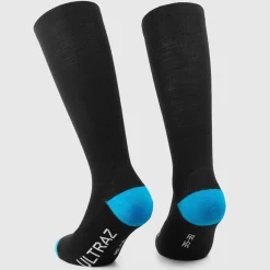 Calze Assos Ultraz Winter FUGU - Nero