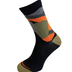 Calze Bike Inside Camo - Verde arancio