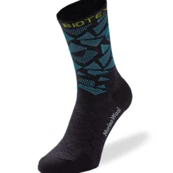 Calze Biotex Merino - Nero azzurro