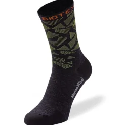 Calze Biotex Merino - Nero giallo
