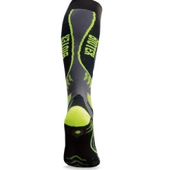 Calze Biotex Race Thermolite - Nero Giallo Fluo