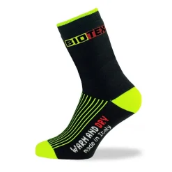 Calze Biotex Thermiche - Nero Giallo Fluo