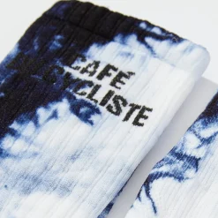 Calze Cafe du Cycliste Tie Dye - Blu