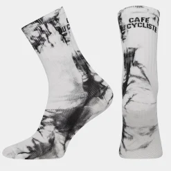 Calze Cafe du Cycliste Tie Dye - Bianco